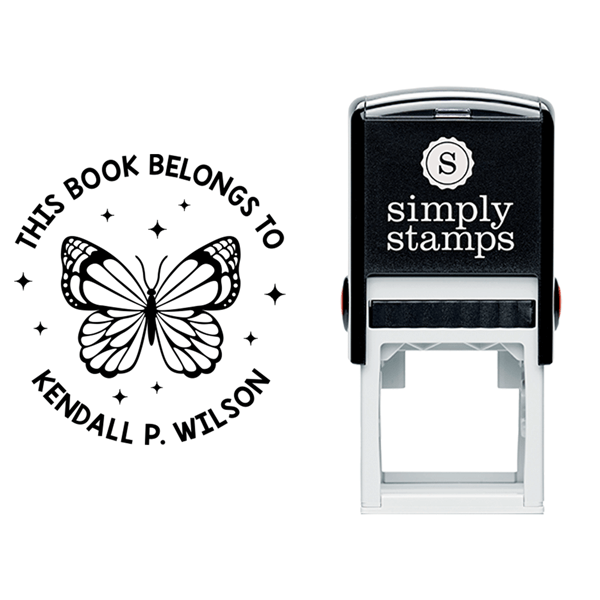 This Book Belongs to Butterfly Teacher Stamp Lifestyle