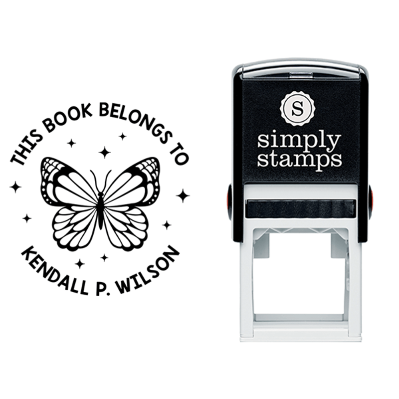 This Book Belongs to Butterfly Teacher Stamp Lifestyle