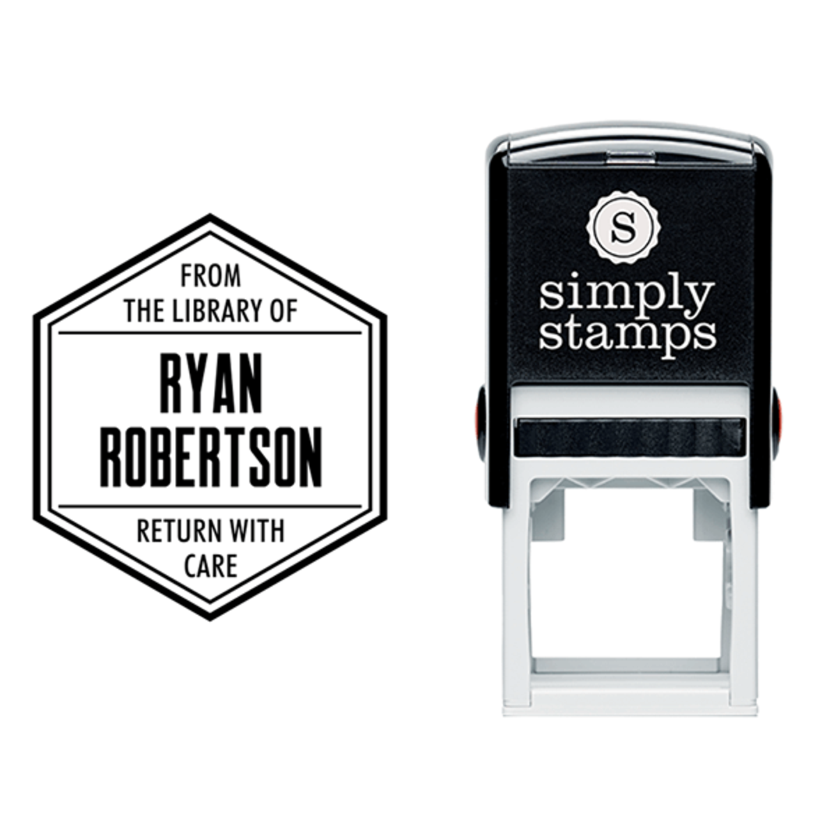 From the Library of Teacher Stamp Lifestyle