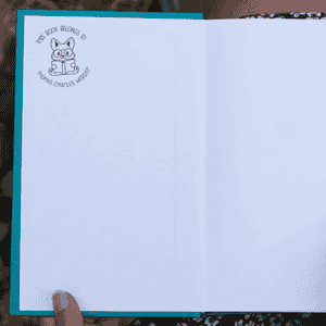 This Book Belongs to Cute Fox Teacher Stamp Impression