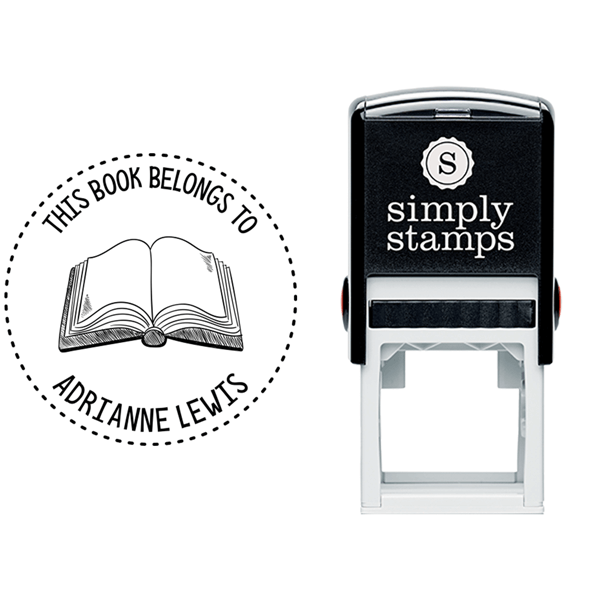 This Book Belongs to Dot Outline Teacher Stamp Lifestyle