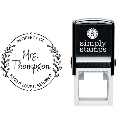 Property of Mainstream Script Teacher Stamp - alternate view