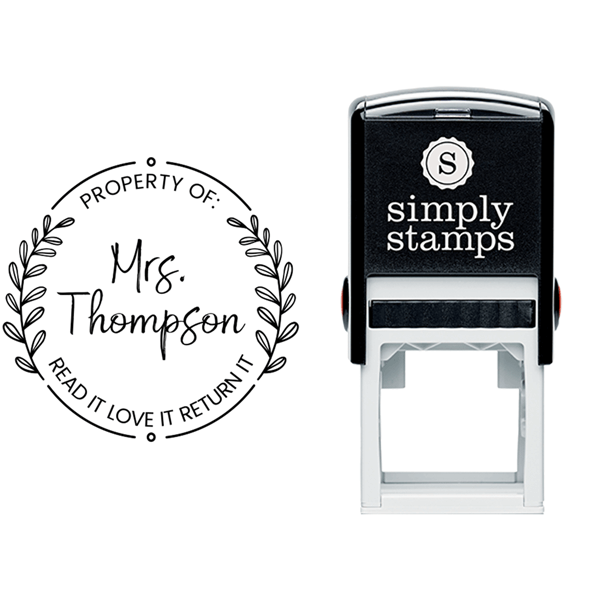 Property of Mainstream Script Teacher Stamp Lifestyle