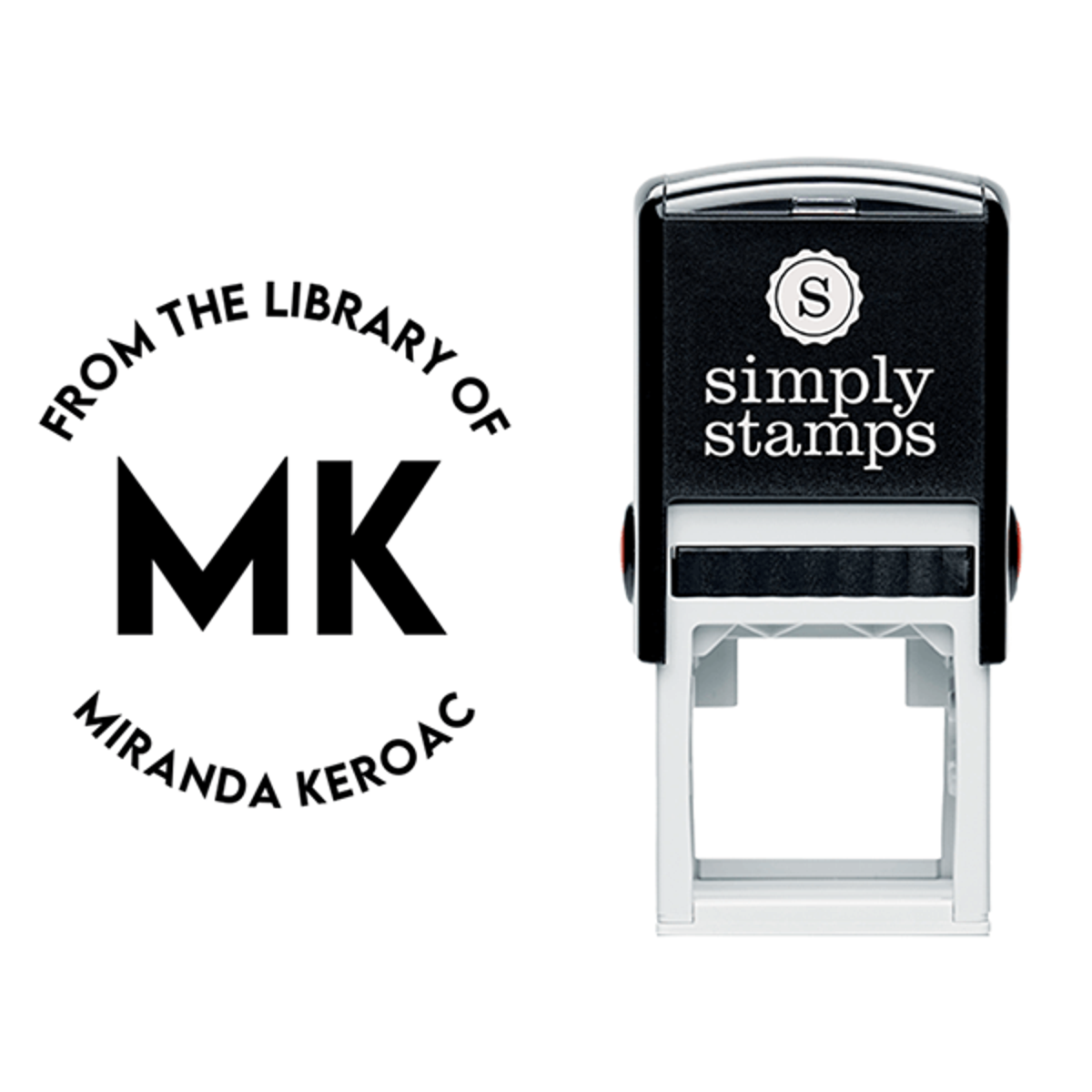 From the Library of Modern Initial Teacher Stamp Lifestyle