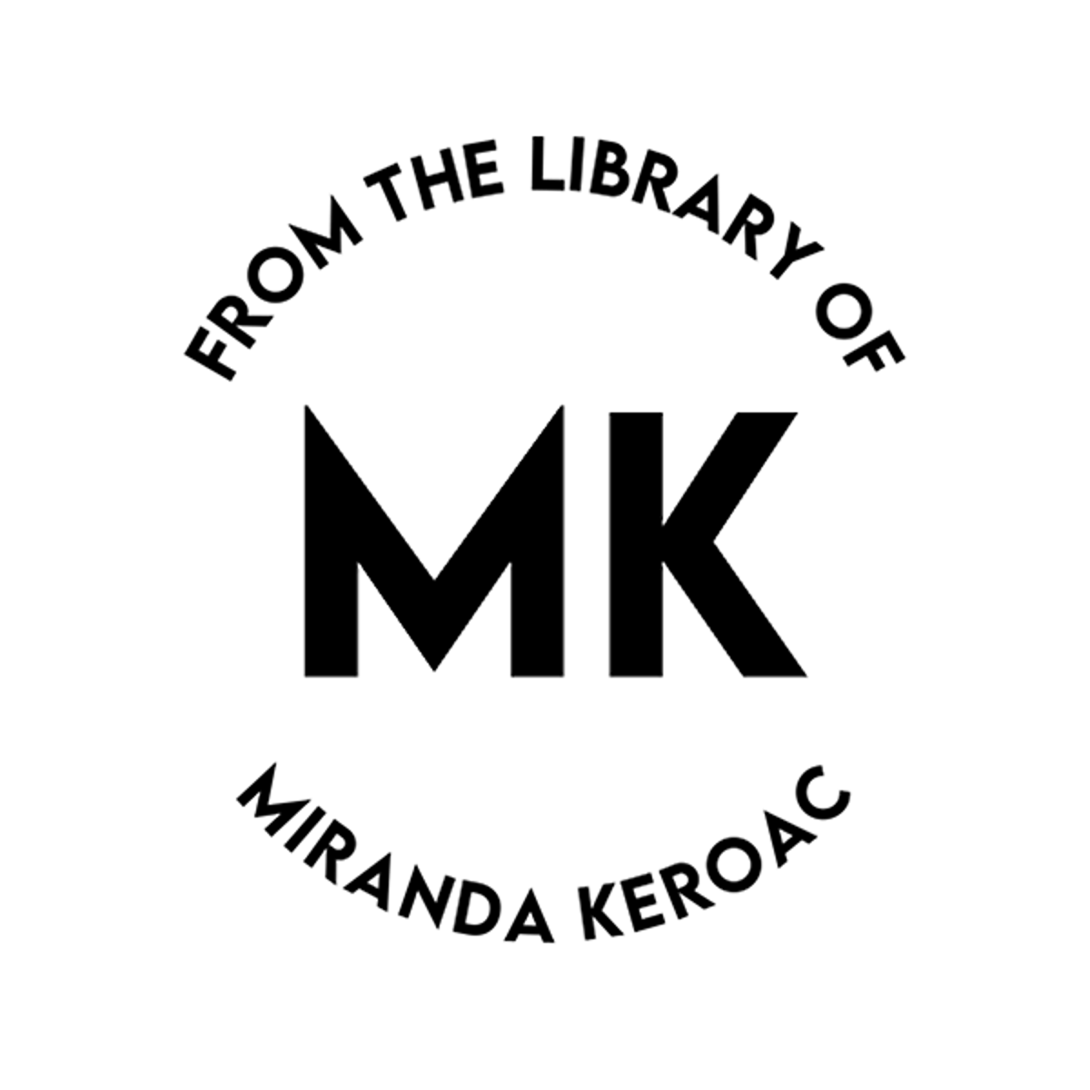 From the Library of Modern Initial Teacher Stamp