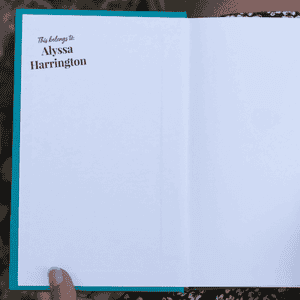 This Book Belongs to Modern Teacher Stamp Impression