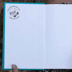 This Book Belongs to Moon Crystal Teacher Stamp Impression