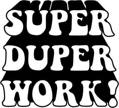 Super Duper Teacher Stamp Design