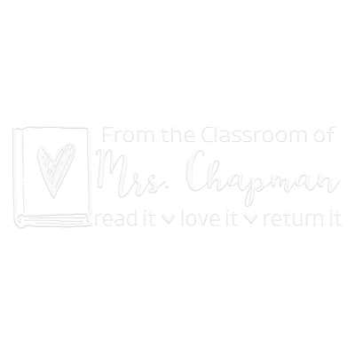 Custom Book Embosser - Square with Hearts - alternate view