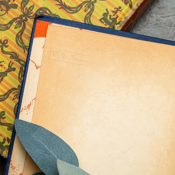 Example of Square From the Classroom Of Custom Book Embosser with Hearts