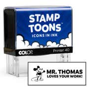 Steamboat Willie Custom Teacher Stamp