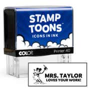 Gallopin’ Gaucho Custom Teacher Stamp
