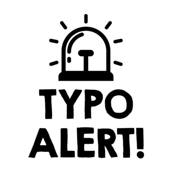Typo Alert Teacher Stamps