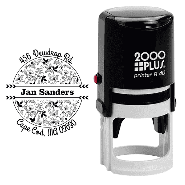 Sanders Return Address Stamp Body and Design