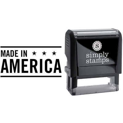 Made in America with Stars Business Stamp