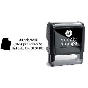 Utah Return Address Stamp Body and Design