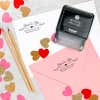 Heart Curly Return Address Stamp