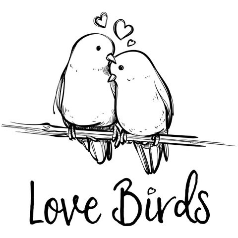 Love Birds Craft Stamp