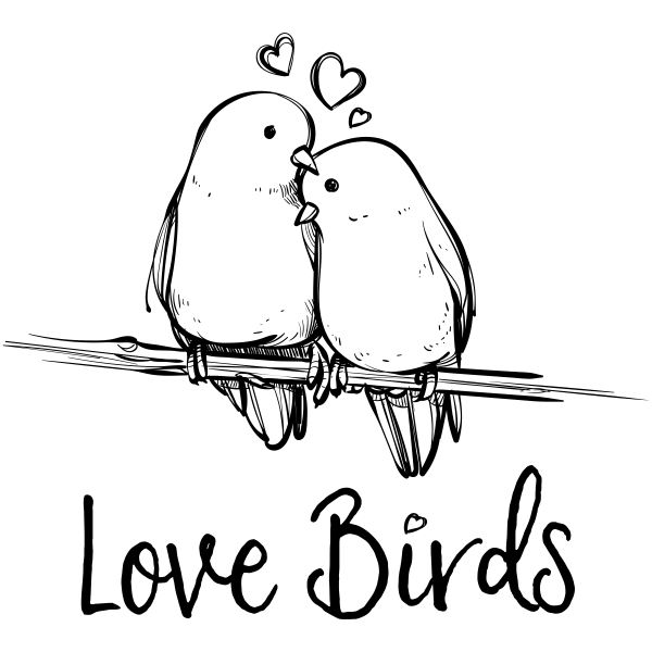 Love Birds Craft Stamp