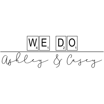 Custom "We Do" Game Pieces Craft Stamp