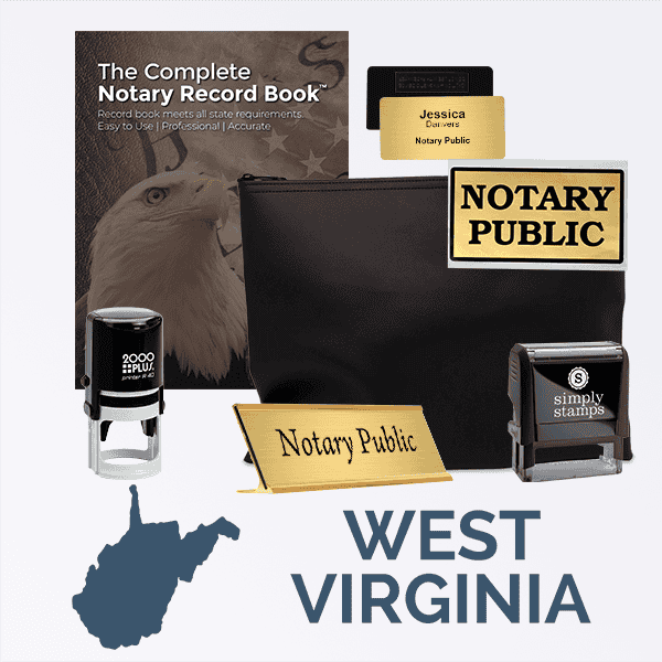 West Virginia Deluxe Notary Kit
