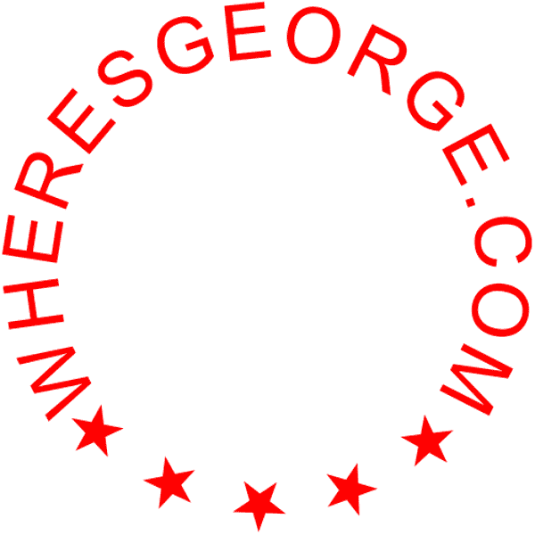 where's george money round rubber stamp