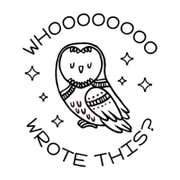 Cute Owl Whoo Wrote This? Teacher Stamp