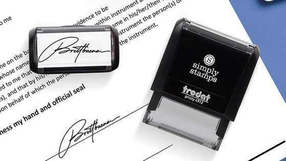 How to Turn your Signature into a Stamp