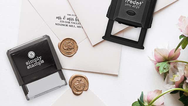 6 DIY Wedding Ideas using Craft Stamps