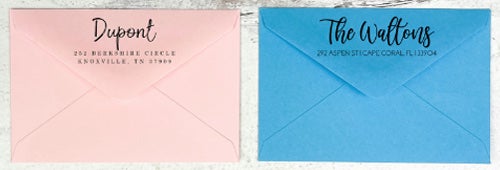 Custom Return Address Stamps
