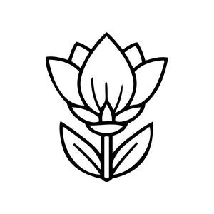 Garden flower craft stamps