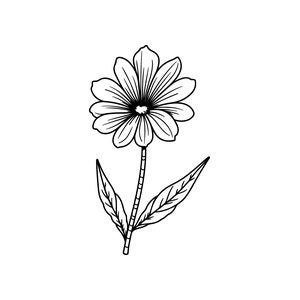 Wildflower and meadow craft stamps