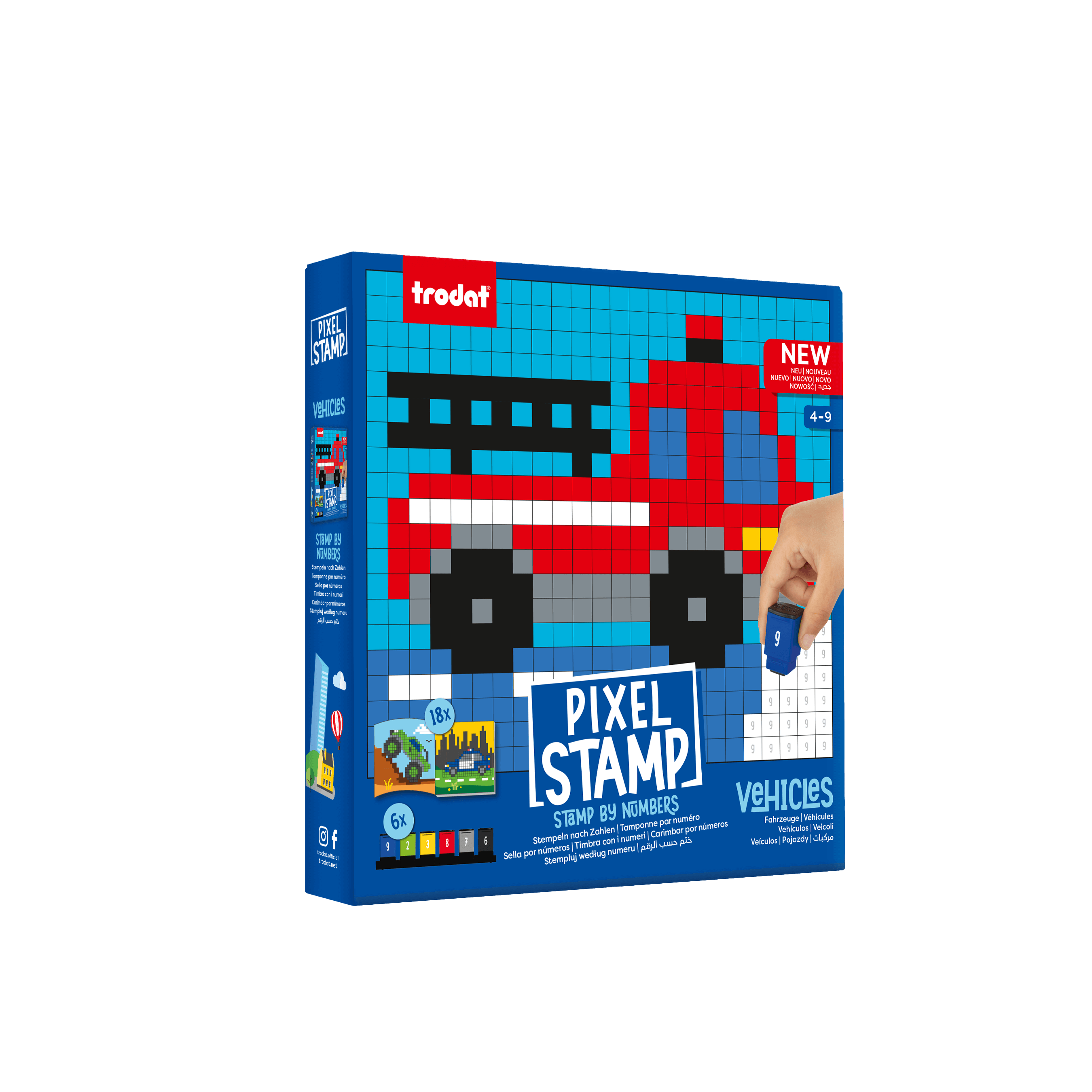 Pixel Stamp Vehicles Refill Pack