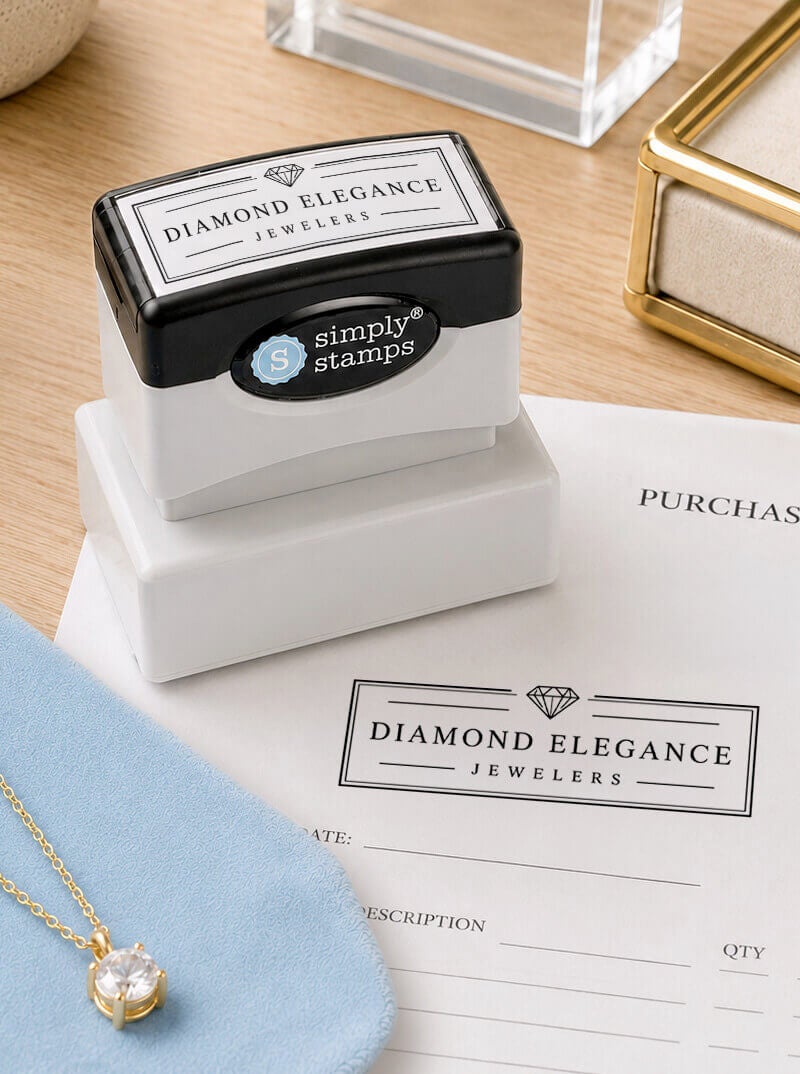 Pre-Inked Logo Stamp