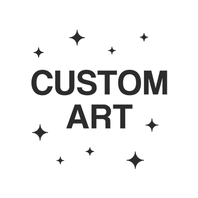 Personalized custom art rubber stamp