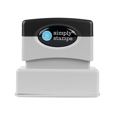 Pre-inked custom logo stamp