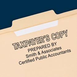 Accounting and tax stamps