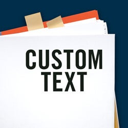 Custom Text stamp
