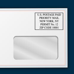 Postage paid stamp
