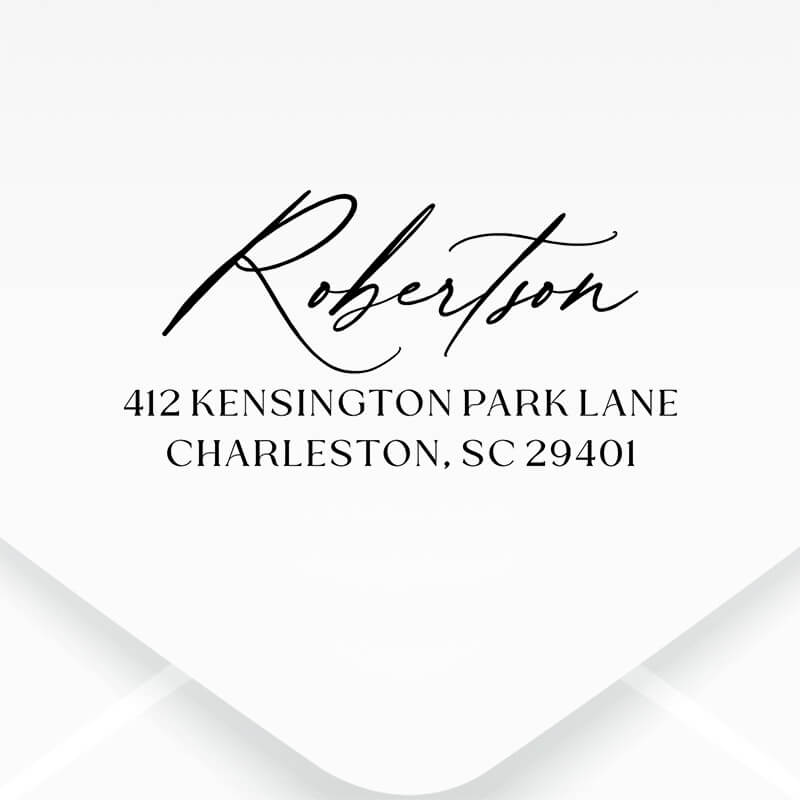 Script Address Stamps