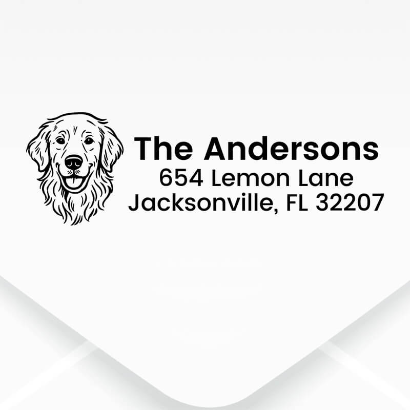 Dog Address Stamps