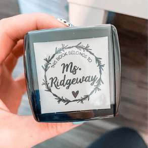 custom teacher stamp