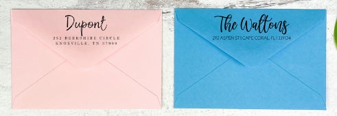 Custom Return Address Stamps