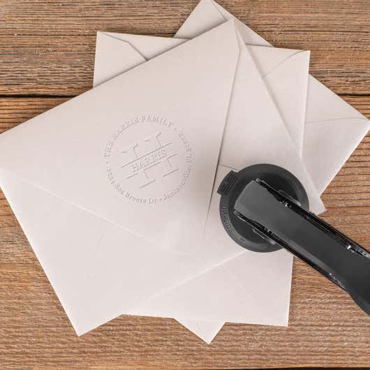 Custom address embosser