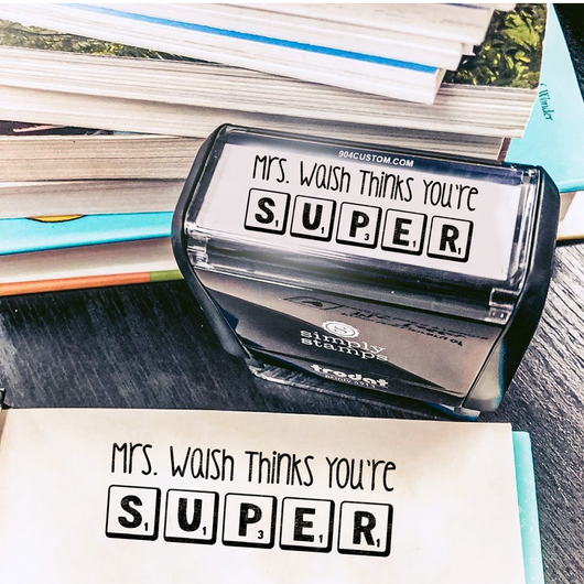 Teacher stamp