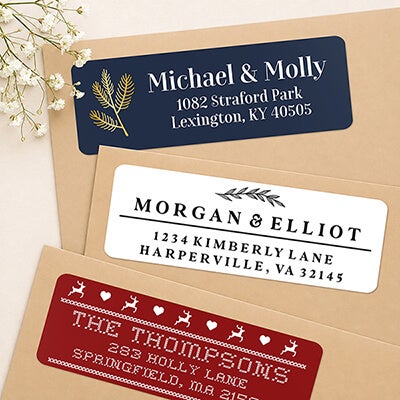 Custom return address labels
