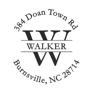 Round Address Stamps