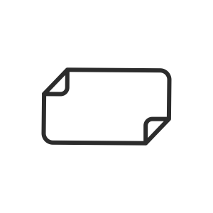 Icon illustrating an address label