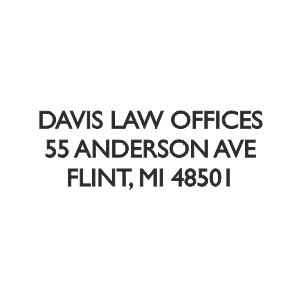 Multi-Line Address Stamps